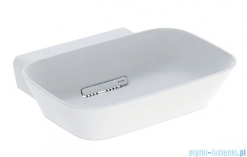 Geberit One CleanDrain Umywalka prostokątna bez otworu na baterię 50x42,5cm biały mat KeraTect 505.052.00.1