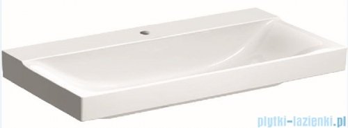 Geberit Xeno 2 Umywalka ścienna z otworem na baterię 90x48 cm KeraTect 500.531.01.1