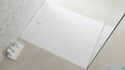 Geberit brodzik Olona 80x80cm z włókniną uszczelniającą biały 550.900.00.1