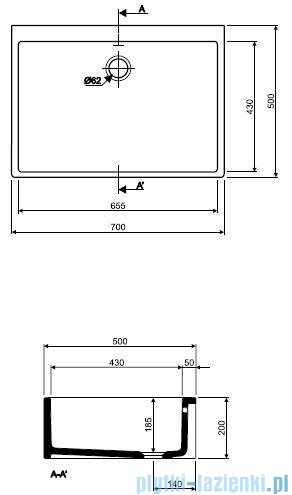 Koło Nova Top Zlew 70cm ceramiczny 5230000