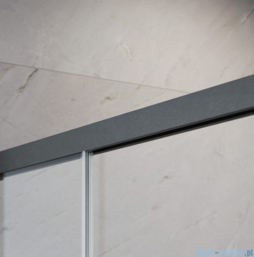 Radaway Idea DWJ Brushed GunMetal drzwi wnękowe 110cm prawe szczotkowany grafit 387015-92-01R