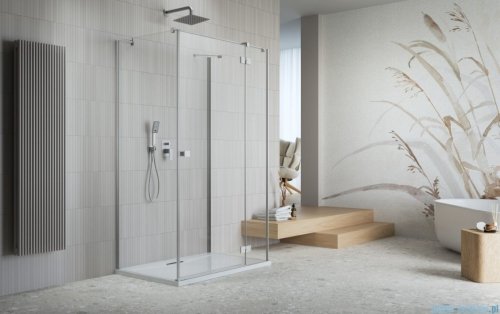 Radaway Essenza Brushed Nickel Kdj+S kabina 70x110x70cm prawa szczotkowany nikiel 1384048-01-01/1385023-91-01R/1384048-01-01