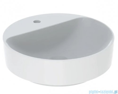 Geberit VariForm Umywalka okrągła z półką, bez przelewu 45cm 500.770.01.2