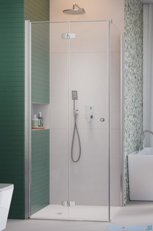 Radaway Fuenta Kdj B kabina 90x90cm lewa chrom połysk szkło przejrzyste 1384082-01-01L/1384050-01-01