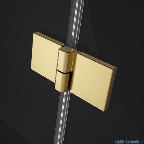 Radaway Essenza Pro Gold Dwj drzwi wnękowe 130cm prawe złoty połysk/szkło przejrzyste 10099130-09-01R