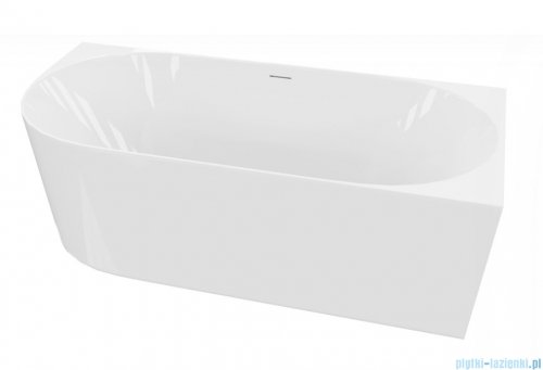 Lavita Lumio Corner wanna 170x80cm wolnostojąca narożna prawa syfon klik-klak biały 5900378370581