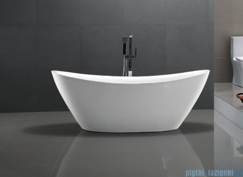 Massi Modern wanna wolnostojąca 180x87cm biała + syfon MSWA-6807