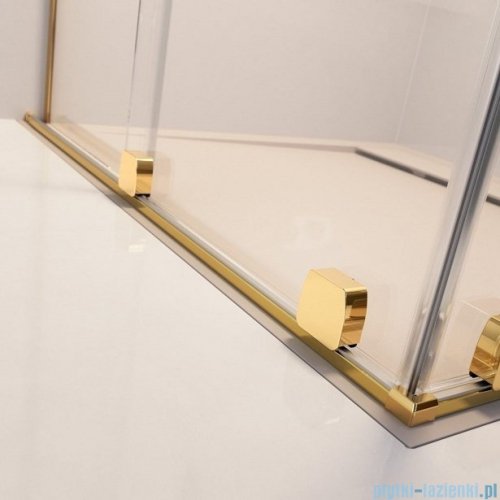 Radaway Furo Gold  Kdj kabina 130x120cm prawa szkło przejrzyste 10104672-09-01R/10110630-01-01/10113120-01-01