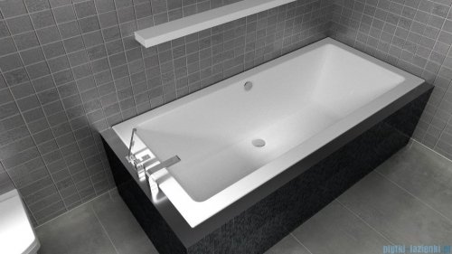Riho Lugo wanna prostokątna 170x75cm nóżki+syfon B132001005/207093/208865