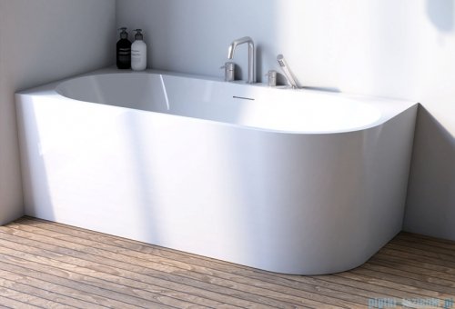 Oltens Hulda wanna wolnostojąca 170x80 cm narożna lewa biały połysk 11005000