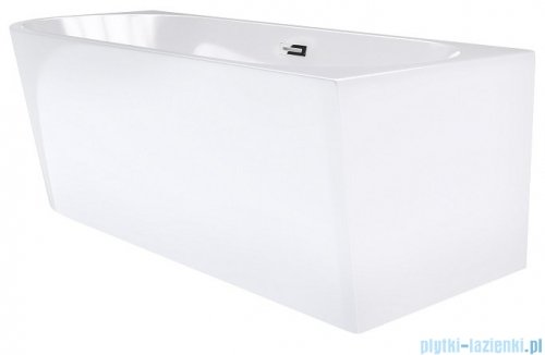 Corsan Intero Slim wanna asymetryczna prawa 150x74 cm biała + syfon E-230MNP
