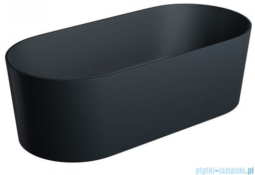 Omnires Ovo M+ wanna wolnostojąca 160x75 cm black lava OVOWWBLV