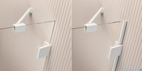 Radaway Essenza Pro White Kdj kabina 100x100cm lewa szkło przejrzyste 10097100-04-01L/10098100-01-01
