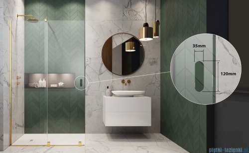 Radaway Furo SL KDD kabina 100x80cm chrom połysk/szkło przejrzyste 10305100-01-01L/10305080-01-01R