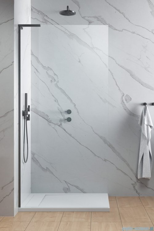 Radaway Modo SL II Brushed GunMetal kabina Walk-in 65x200 lewa szczotkowany grafit 10319065-92-01L