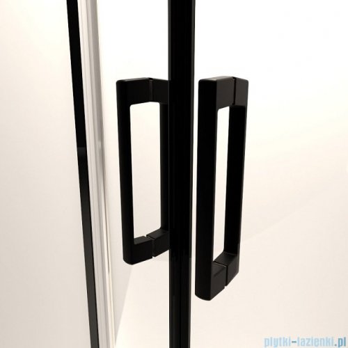 Radaway Premium Pro Black Dwj drzwi 110cm lewe czarny mat/szkło przejrzyste 1014110-54-01L