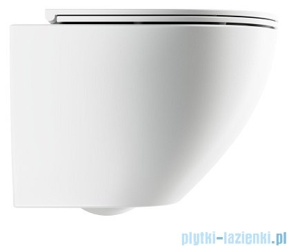 Omnires Ottawa Comfort miska WC wisząca + deska wolnoopadająca biały mat OTTAWACMWBM