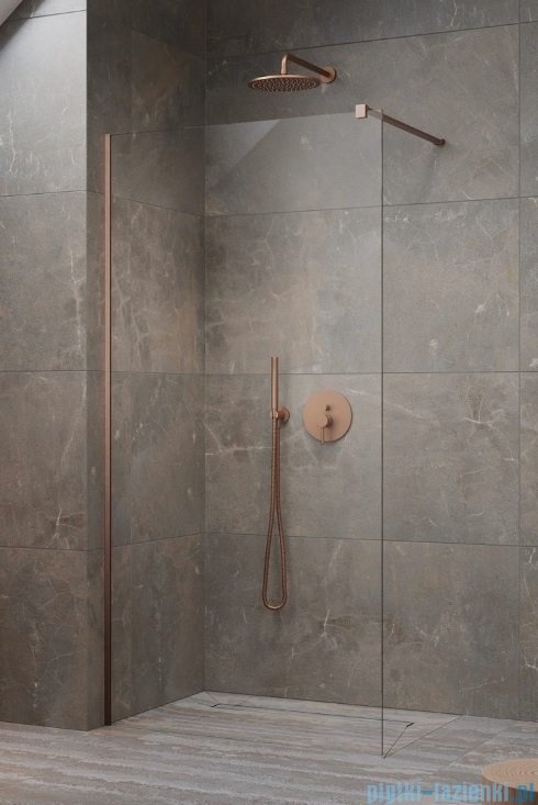 Radaway Modo New II Brushed Copper kabina Walk-in 150x200 szczotkowana miedź 389154-93-01