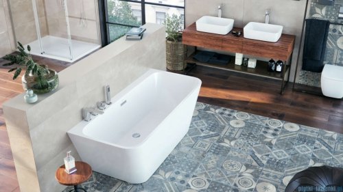 Excellent Korek klik-klak do wanien wolnostojących czyszczony od góry grafit szczotkowany ARIN.3485.01AB