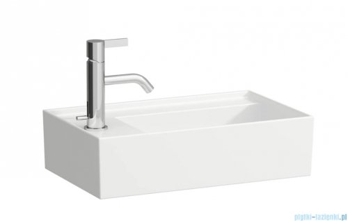 Laufen Kartell umywalka ścienna z ukrytym liniowym odpływem 46x28cm biała H8153350001111