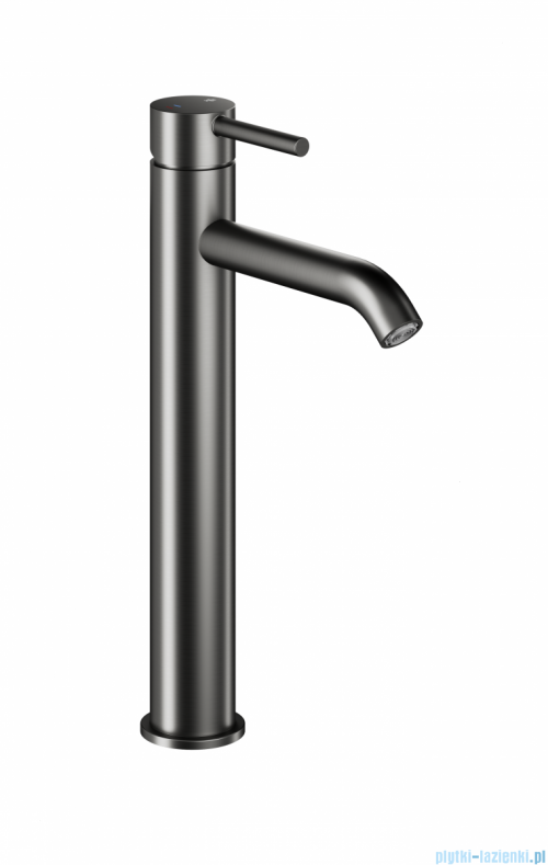 KFA MOZA GUN METAL GREY bateria umywalkowa nablatowa grafit szczotkowany 5032-612-61