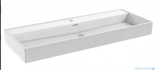 Oristo Brylant szafka z umywalką wisząca 119x50x45 biały połysk OR36-SD2S-120-1-V3+/UME-BD-120-91-C