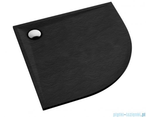 Schedpol Schedline  Libra Black Stone brodzik półokrągły 90x90x3cm 3SP.L1O-9090/C/ST