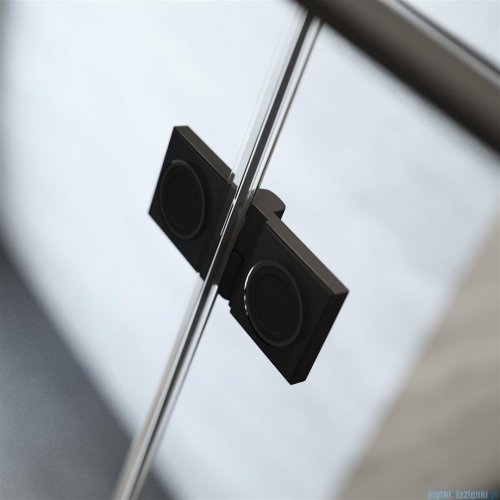 Radaway Essenza Pro Black Kdj+S kabina 70x80x70cm lewa czarny mat/szkło przejrzyste 10097380-54-01L/10098070-01-01/10098070-01-01