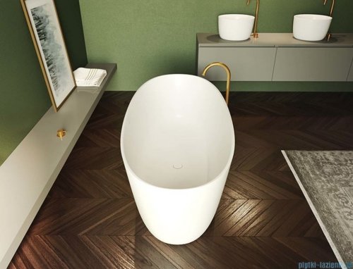 Riho LIMITED Oval wanna wolnostojąca BIAŁY MAT 175x80cm B152001105