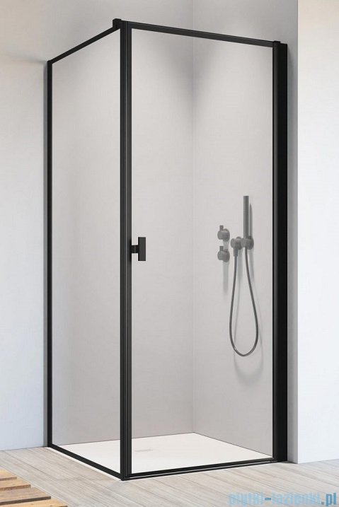 Radaway Nes 8 Black Kdj I Frame kabina 100x90cm prawa czarny mat/szkło przejrzyste 10072100-54-56R/10089090-54-56