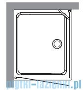 Kerasan Retro Kabina prostokątna prawa szkło piaskowane profile chrom 80x96 9144S0