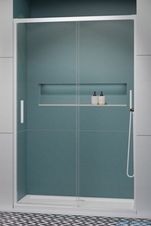 Radaway Idea White Dwj drzwi 115cm prawe szkło przejrzyste 387022-04-01R