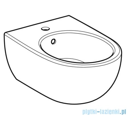 Geberit Selnova Premium bidet wiszący biały 501.993.00.1