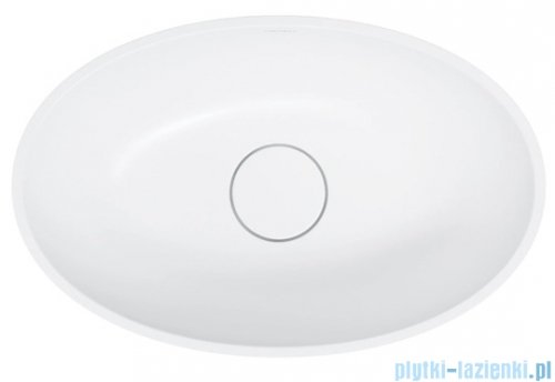 Omnires Shell M+ umywalka nablatowa 50x32 cm biały mat SHELL500UNBM
