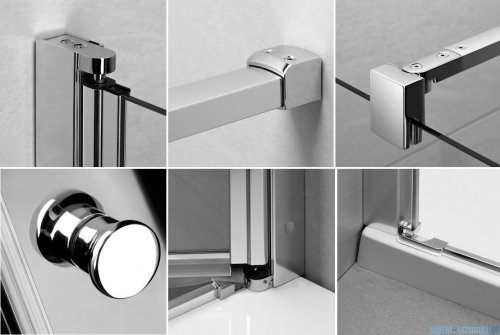 Radaway Eos KDD kabina prysznicowa 100x100 szkło intimato 37223-01-12N