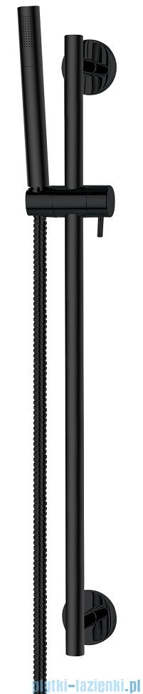 Omnires Microphone zestaw prysznicowy suwany czarny MICROPHONE-SBL