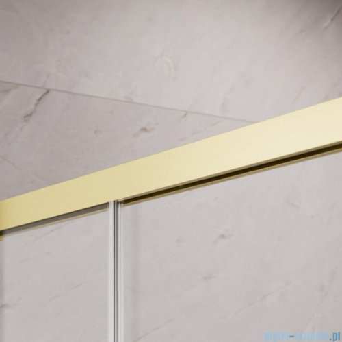 Radaway Idea 6 DWJ Brushed Light Gold drzwi wnękowe 105cm prawe szczotkowane jasne złoto 387021-98-01R