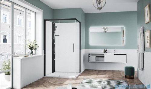 Novellini Glax 1 2.0 kabina standard 120x90 lewa czarna G212P290ST-1HH