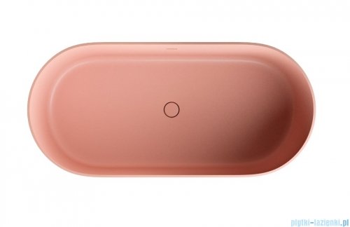 Omnires Ovo M+ wanna wolnostojąca z przelewem 160 x 75 cm coral mat OVO160WWZPCO