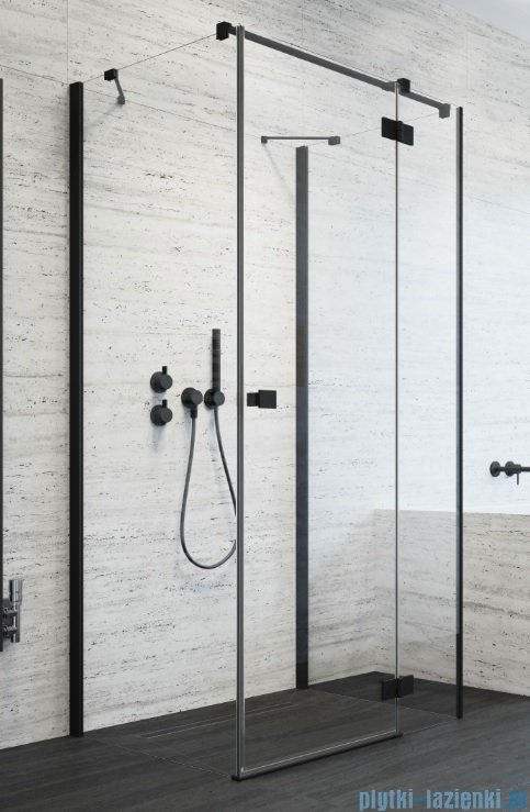 Radaway Essenza New Black Kdj+S kabina 80x100x80cm prawa szkło przejrzyste