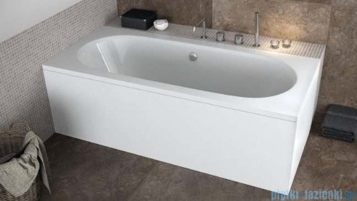 Besco Vitae 180x80cm wanna prostokątna + obudowa + syfon #WAV-180-PK/#OAA-180-NS/19975