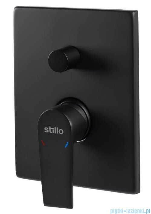 Vitalle STILLO Kios bateria wannowo - prysznicowa - element natynkowy czarny mat 3552500110