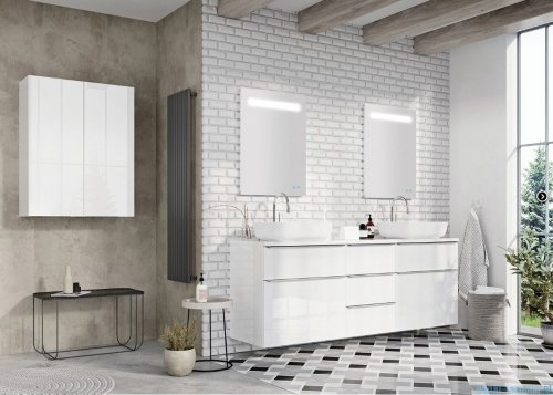 Elita Lofty komoda 50x69x48 biały połysk 167030