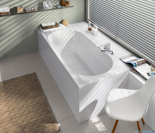 Villeroy &amp; Boch O.Novo Duo wanna prostokątna 180x80 cm biała Weiss Alpin UBA180CAS2V-01
