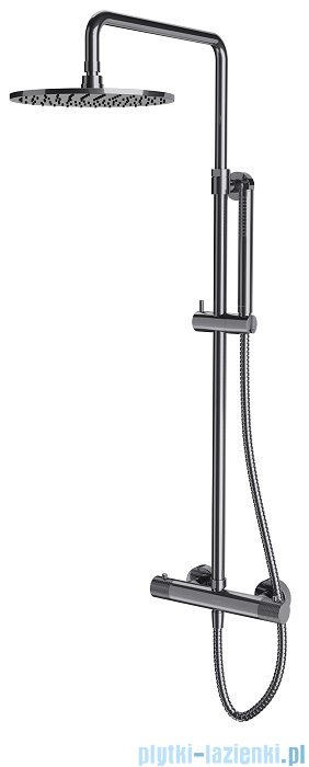 Omnires Contour system prysznicowy natynkowy termostatyczny chrom CT8044CR