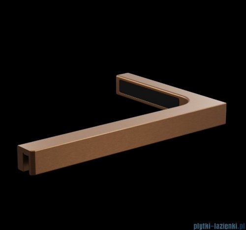 Radaway Essenza 8 Brushed Copper Ptj kabina pięciokątna 90x80cm prawa szczotkowana miedź 10490000-93-01R/10490600-01-01