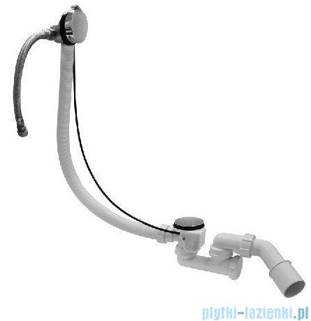 McAlpine syfon wannowy odpływowo-przelewowy z napełnieniem HCN3100CB-15MM