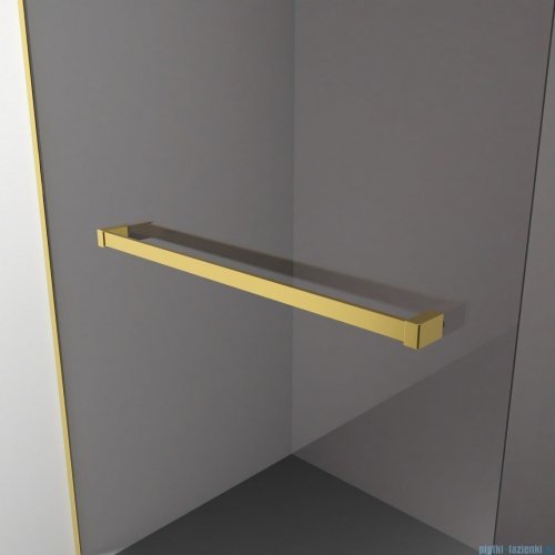 Radaway Modo SL Gold II kabina Walk-in 65x200 prawa złoty połysk/szkło przejrzyste 10319065-09-01R