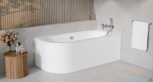 Besco Avita Ryfle White 160x75cm obudowa wanny  lewa/prawa OAV-160-NSR
