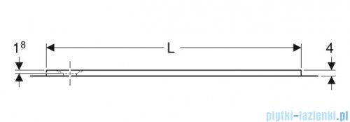 Geberit brodzik Olona 160x90cm z włókniną uszczelniającą biały 550.924.00.1